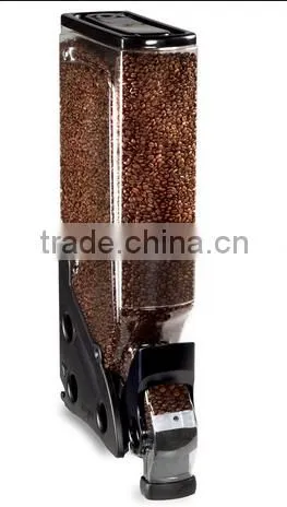 5 Gallon Food Dispenser w/ Label Holder, Continuous Flow - Black(FD-B-0203) photo-4