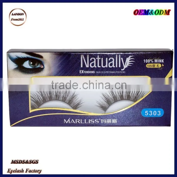 Own Brand 3D Real Mink Eyelashes,5303 Private Label 3d Mink Lashes Private Label photo-4