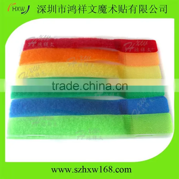 20*250mm Custom Logo Cable Management Buckle Wire Ties photo-4