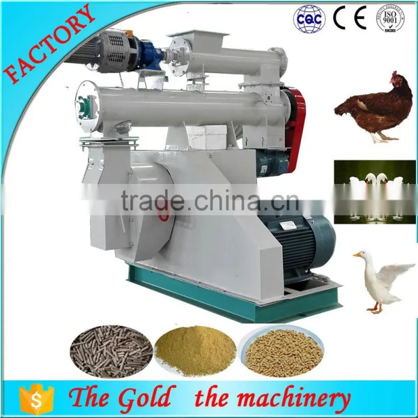 Small Capacity Ring Die Poultry Animal Feed Pellet Machine/ 1-2T/H Chicken Cattle Feed Pellet Mill/sheep Feed Production Line
