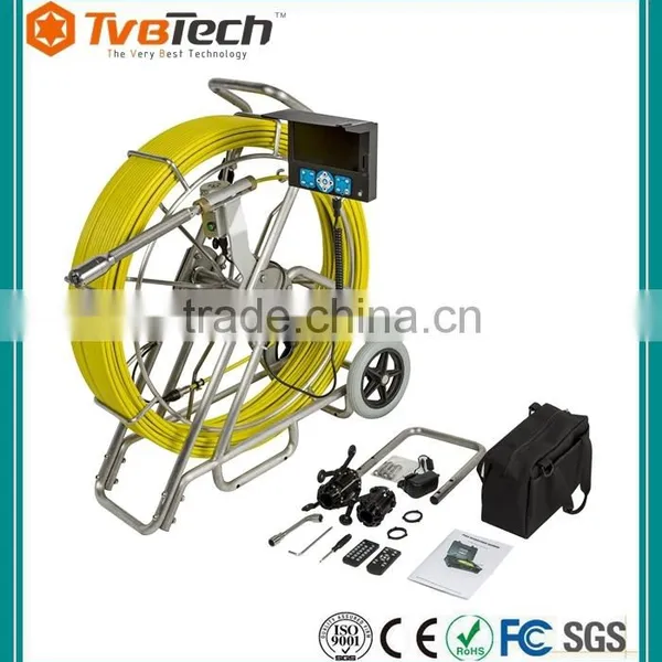 60/80/100/120M CCTV Drainage Sewer Pipes Inspection Camera System For Sale, Meter Counter And Mini Keyboard/512hz Sonde&Locator photo-5
