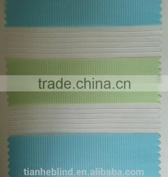 Double-color Translucent Zebra Blinds Fabrics photo-3