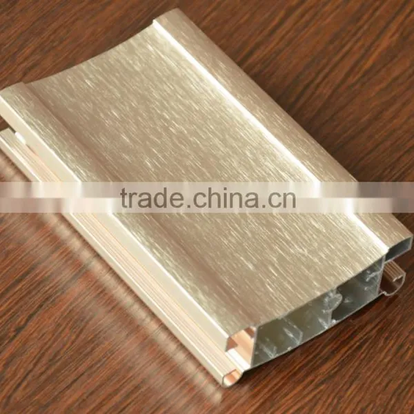 Aluminum Extrusion Profiles Brushed Effect photo-2