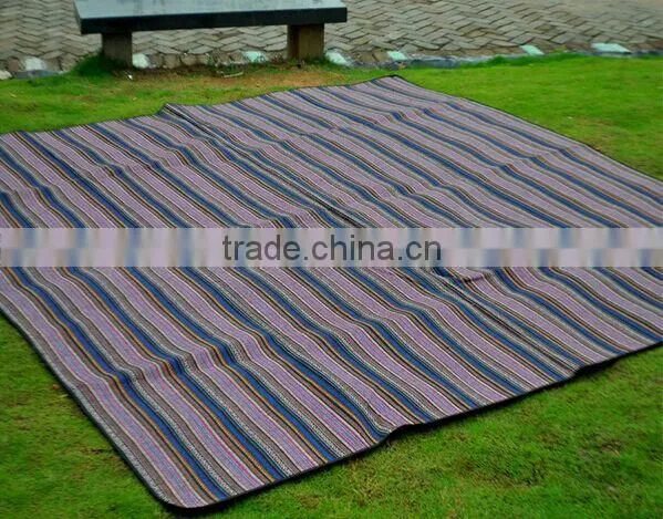 Stripe Lawn Cushion Insulation Outdoor Blanket photo-3