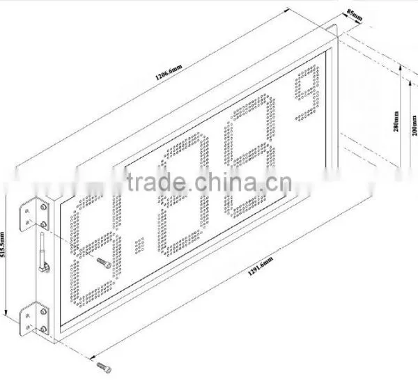 400mm Digital LED Gas Price Sign photo-6