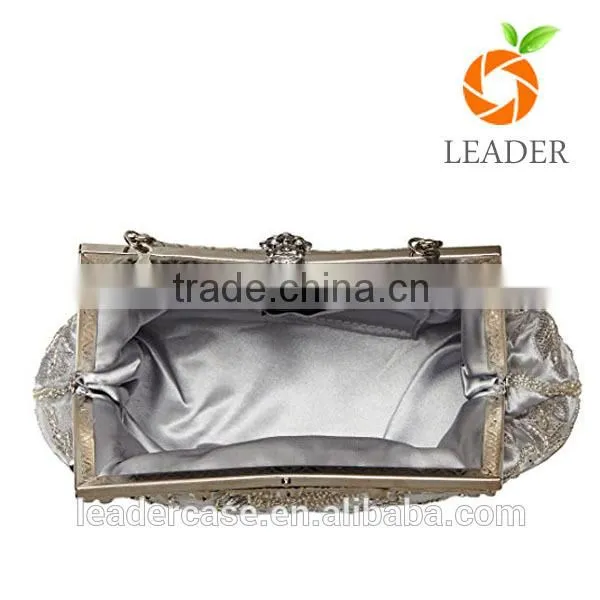 High Grade Practical Eco-friendly Silver Rose Handbag photo-3