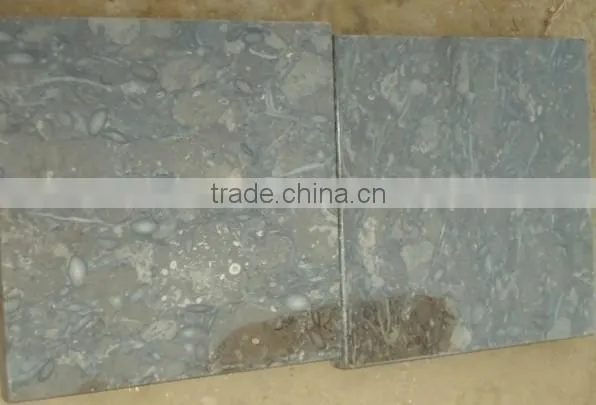 Antique Dark Gray Colored Limestone Tiles & Slabs - Oman photo-2