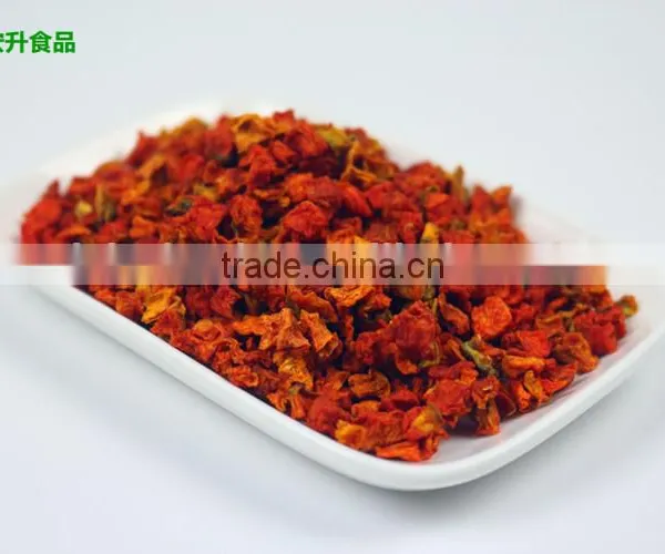 Fresh Air Dried Pumpkin Cubes Red Color photo-2