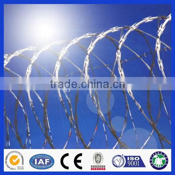 Galvanized Razor Barbed Wire/Stainless Steel Razor Barbed Wire Mesh photo-2