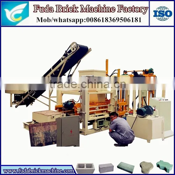 QT4-18 Full Auto Hydraform Full Auto Block Making Machine Sand Color Paver Brick Machine photo-2