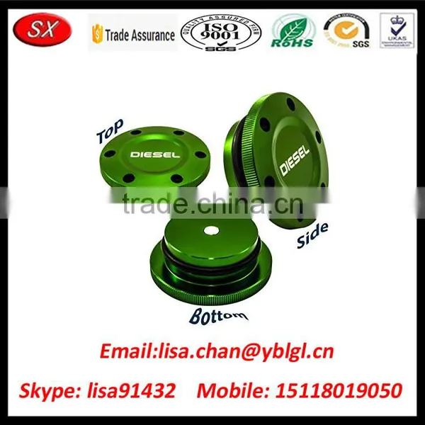 High Precision Aluminium Alloy Fuel Cap With Anodized photo-2