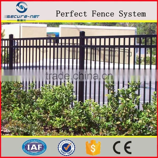 China Security Black Pvc Coated Tubular Steel Fencing Panels Manufacturer photo-4