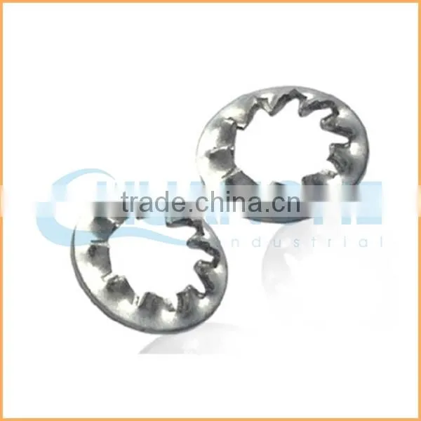 China Professional Manufacturing Yellow Zinc Plated Metal Lock Washer photo-2