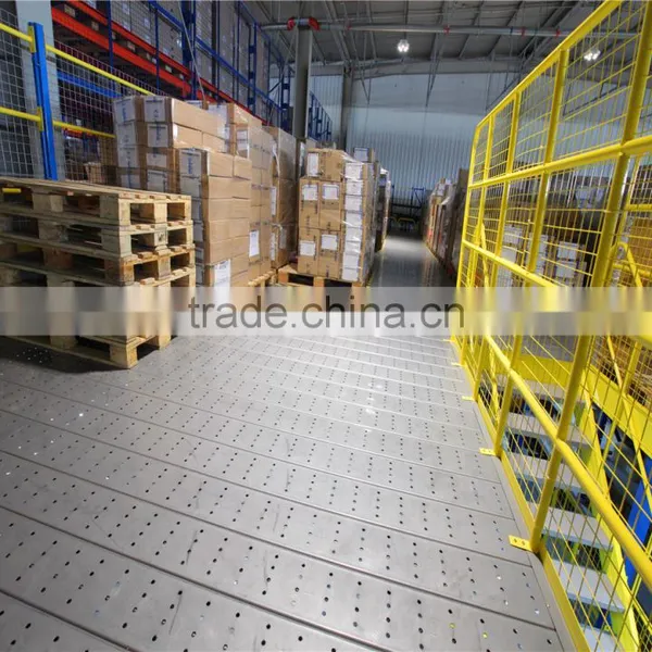 Light Warehouse Steel Galvanized Mezzanine Floor photo-2