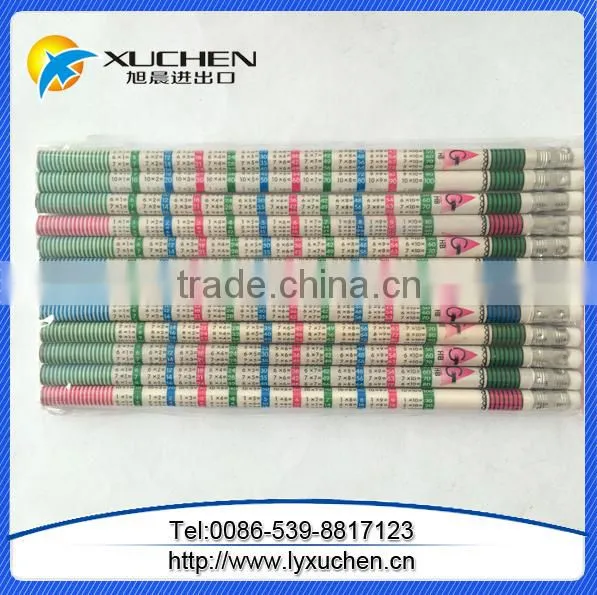Wholesale Cheap Round/hexagonal Promotional Wooden Black Lead HB Pencil With Eraser photo-4