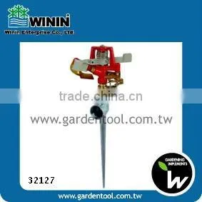 Metal Impulse Sprinkler With One-Way Metal Spike For Lawn