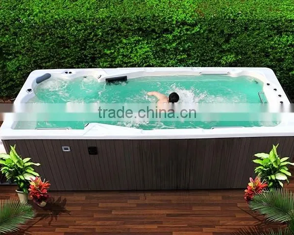 Fiberglass Swimming Pool Make of Acrylic Spa Swimming Pool With Massage Jets photo-2