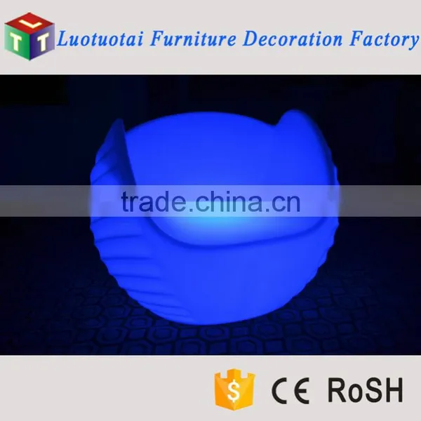 2015 New LED Sofa Design PE Plastic Lighting Sofa With 16 Color Changing photo-3