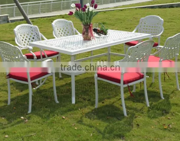Sigma Cast Aluminium Garden Furniture Dinning Set Outdoor Table and Chairs photo-2