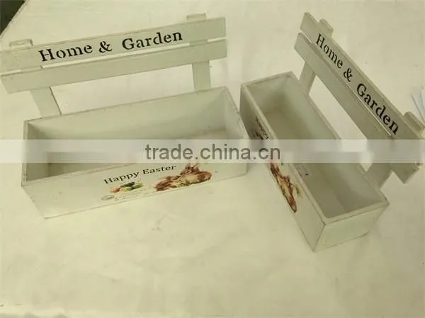 Hot Sale Garden Decoration Flower Box, Shabby Chic Flower Pot photo-5