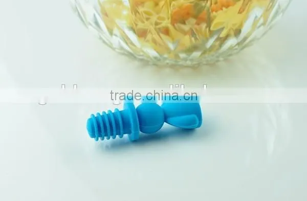 2014 New Design Body Shape Silicone Christmas Wine Bottle Stopper photo-2
