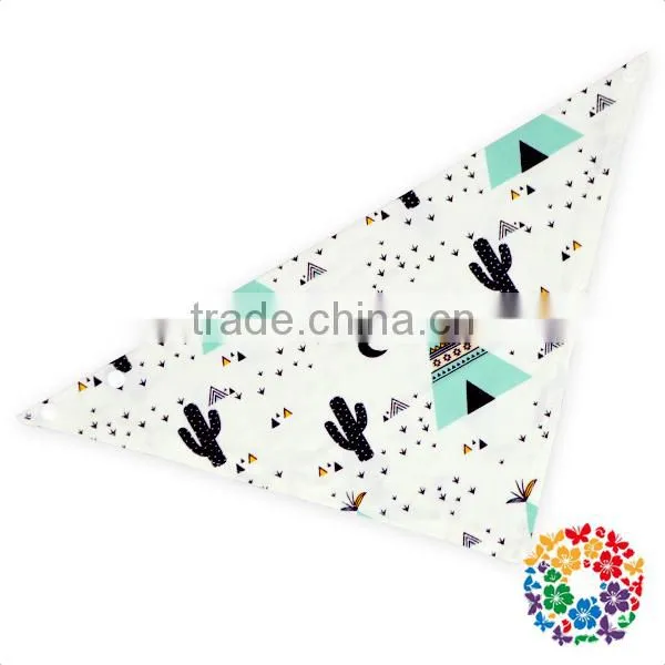 Stylish Pineapple Printing Designs Organic Cotton Fabric Baby Bibs Cotton photo-2