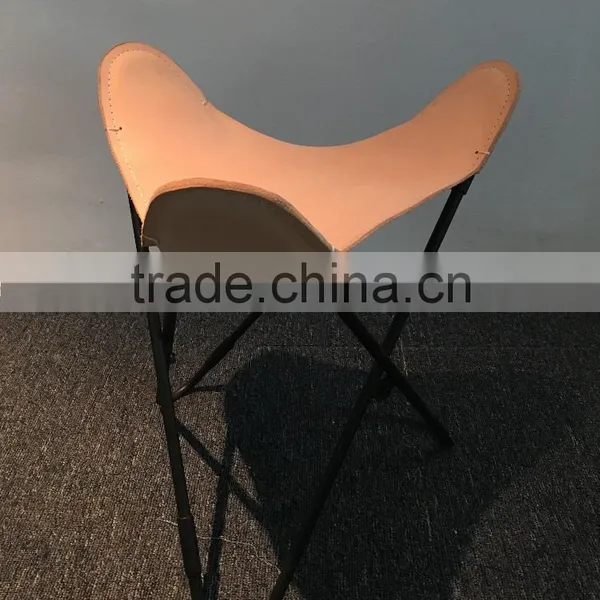 Living Room Furniture Iron K/D Metal Black Ottoman Butterfly Chair Frame photo-2