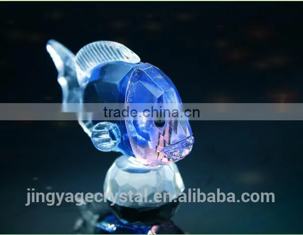 Colorful Transparent Crystal Seafish Model With Base as Crystal Anniversary Gifts or Delicate Wedding Gifts photo-5