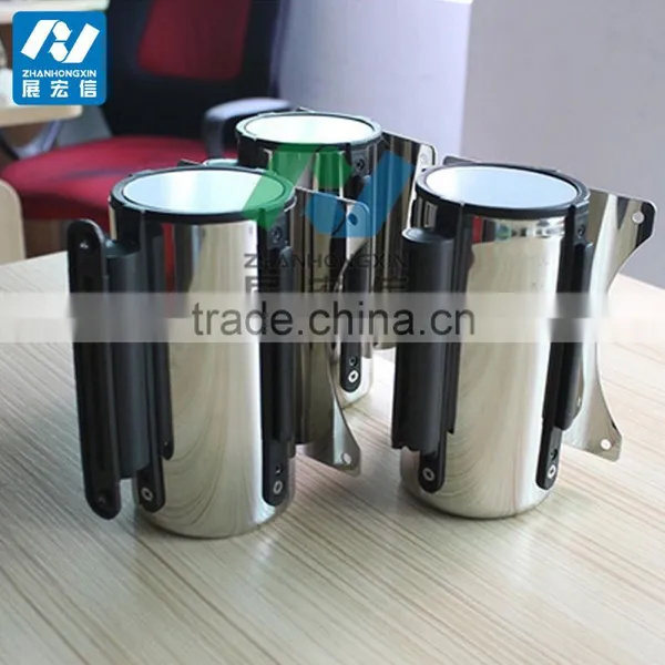 Wall Mounted Retractable Belt Mechanism, Wall Mount Crowd Control Barrier photo-4