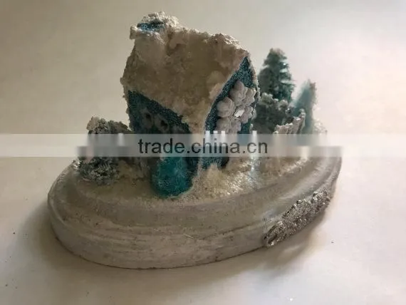 Christmas Village Train Snow Snowy Small photo-3