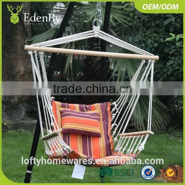 All Weather Rattan Hanging Chair With Cushion Outdoor Swing Chair Furniture photo-5