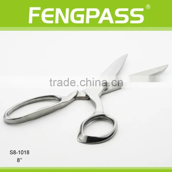 S8-1018 20.3cm 2Cr13 Stainless Steel Blade With Zinc Alloy Handle Tailoring Scissors photo-3