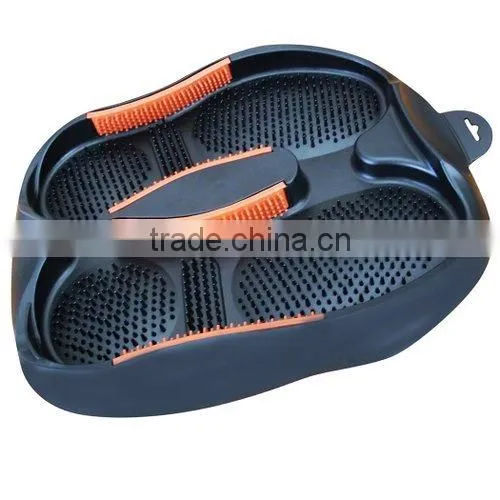 Mud Away Rubber Door Mat Boot Shoe Scraper Cleaner photo-2