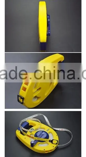 Double Sides Printed ABS Case Fibreglass Long Fabric Tape Measure Open Reel Series Fiberglass Long Machinist Tape Measure photo-5