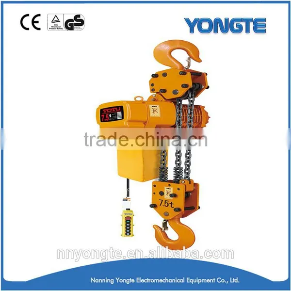 Mini Electric Chain Hois in Bridge Cranes With Plain Trolley photo-3