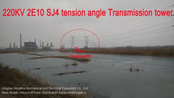 MEGATRO 220KV 2E10 SJ4 Tension Angle Transmission Tower photo-2