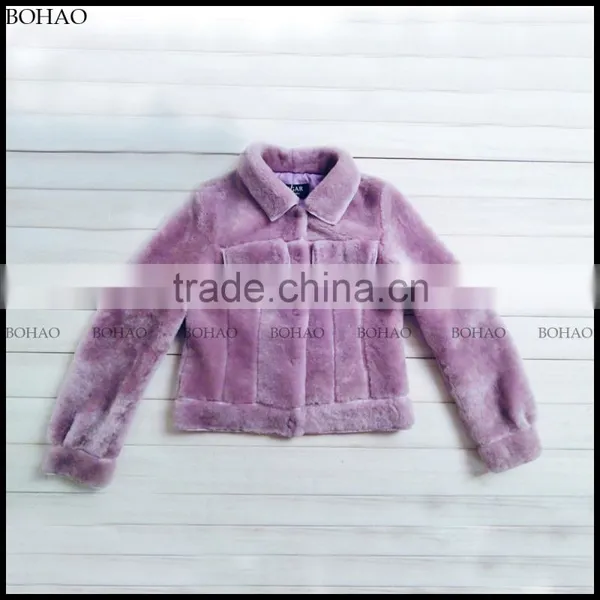 New Winter Clothes Star Loves Wool Cloth With Soft Nap Women Winter Imitation Sheep Fur Jacket photo-5