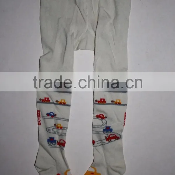 Knitted Tight Cheap Cotton Cute Jacquard Children Pantyhose photo-2