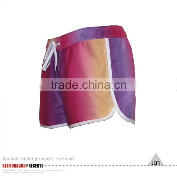 Wholesale 4 Way Stretch Professional Design Embroidered Womens Boy Shorts photo-3