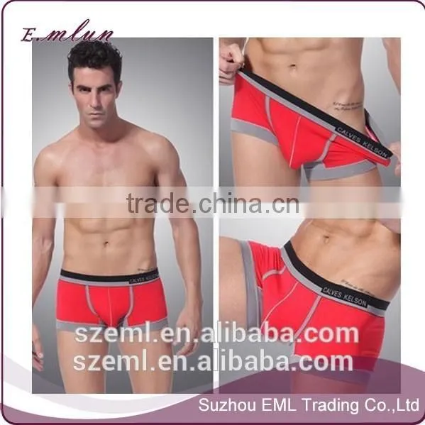 Men Custom Modal Comfortable u Convex Pouch Boxer Underwear photo-4