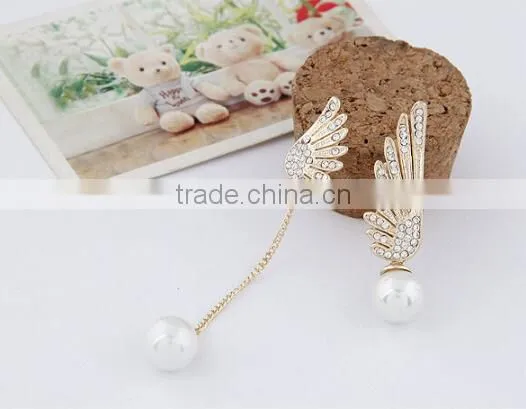 Zm33723a Fashion Jewelry 2017 Latest Unique Design Gold Plated Earrings photo-6