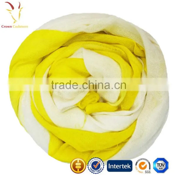 Lightweight Woven Silk Wool Scarves for Women photo-2