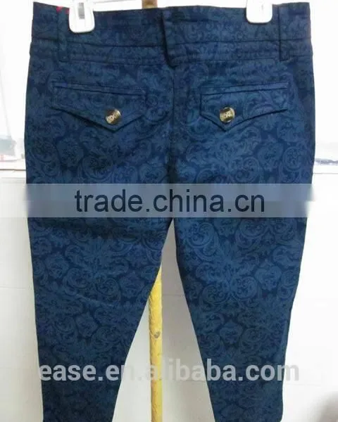 Ladies' Casual Denim Pants Wholesale to South American photo-3