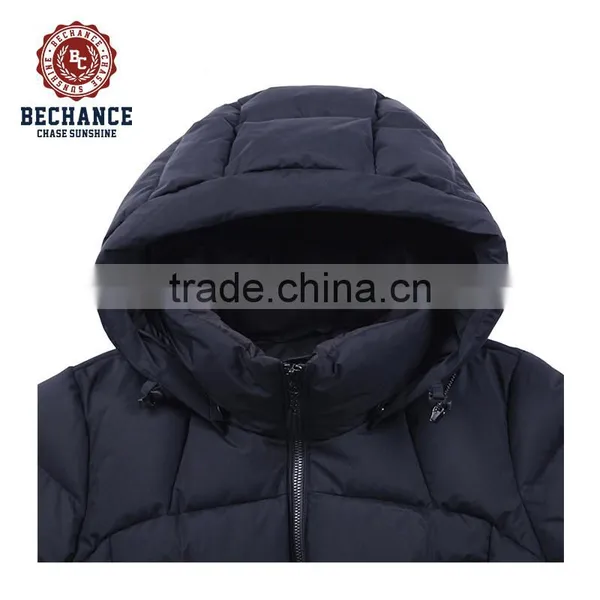 Mens Winter Outdoor Down Coat With Detachable Hood photo-3