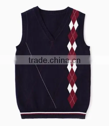 China Best Price Two Color 2017 Man Sweater Vest for Wholesale photo-6
