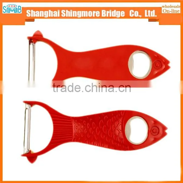 China Hot Sales Stainless Steel Fruit Peeler and Bottle Opener in Low Price photo-2