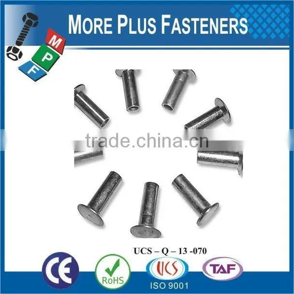 Made in Taiwan High Quality Stainless Steel Flat Head Semi Tubular Rivet photo-2
