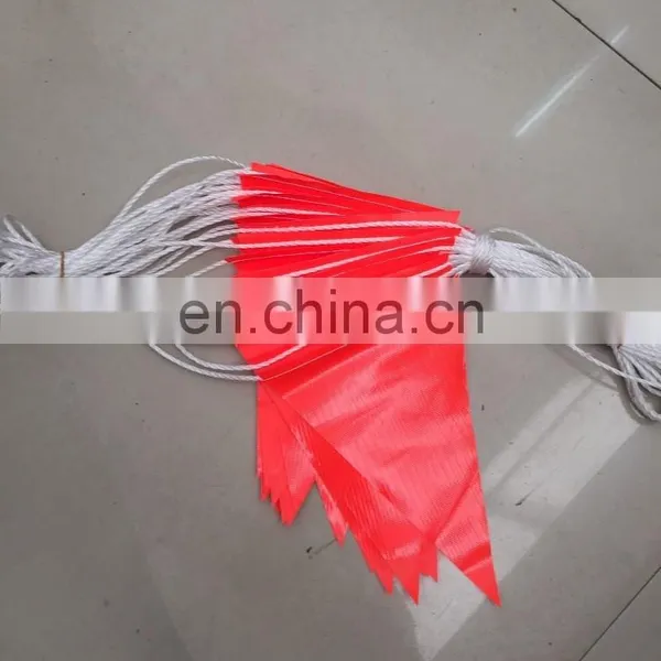 PVC Orange Safety Bunting Flags String Flags photo-4