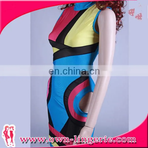 Womens Summer One Piece Sexy Bodycon Midi Dress photo-2