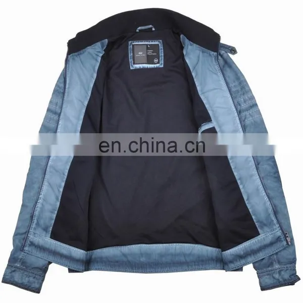 2015 Last Fashion Mens Spring Fit Handsome Leather Motrobike Jacket photo-3
